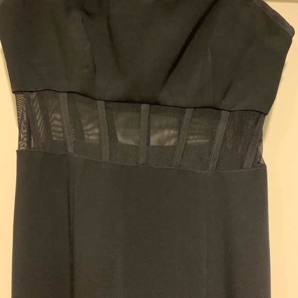 Cinq a sept black Honora Mesh Strapless Dress - Picture 4 of 6